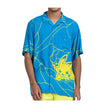 Pokémon Tropical Pikachu Blue Lightning Tropical Shirt - Men Size M