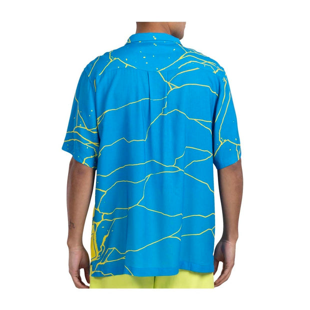 Pokémon Tropical Pikachu Blue Lightning Tropical Shirt - Men Size M