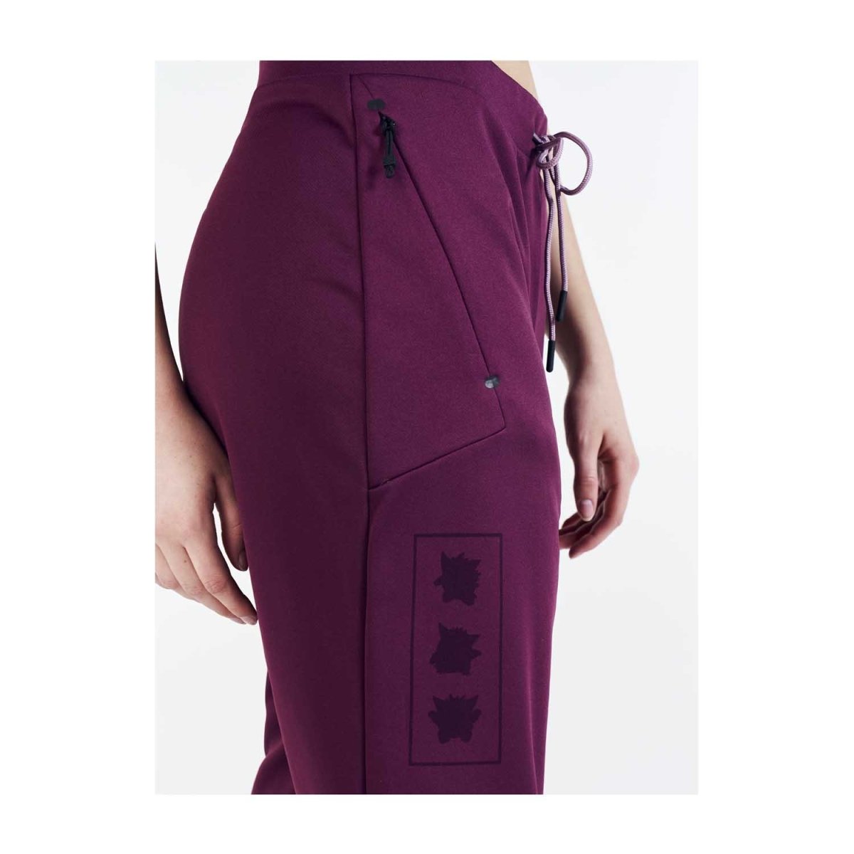 Pokémon Center × Craft: Gengar Unify Burgundy Pants - Women Size L