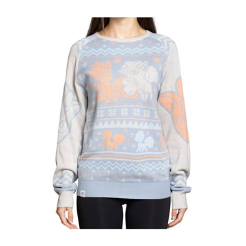 Pokemon Centre Vulpix & Alolan Vulpix Snowflake Knit Sweater - Adult Size 2XL