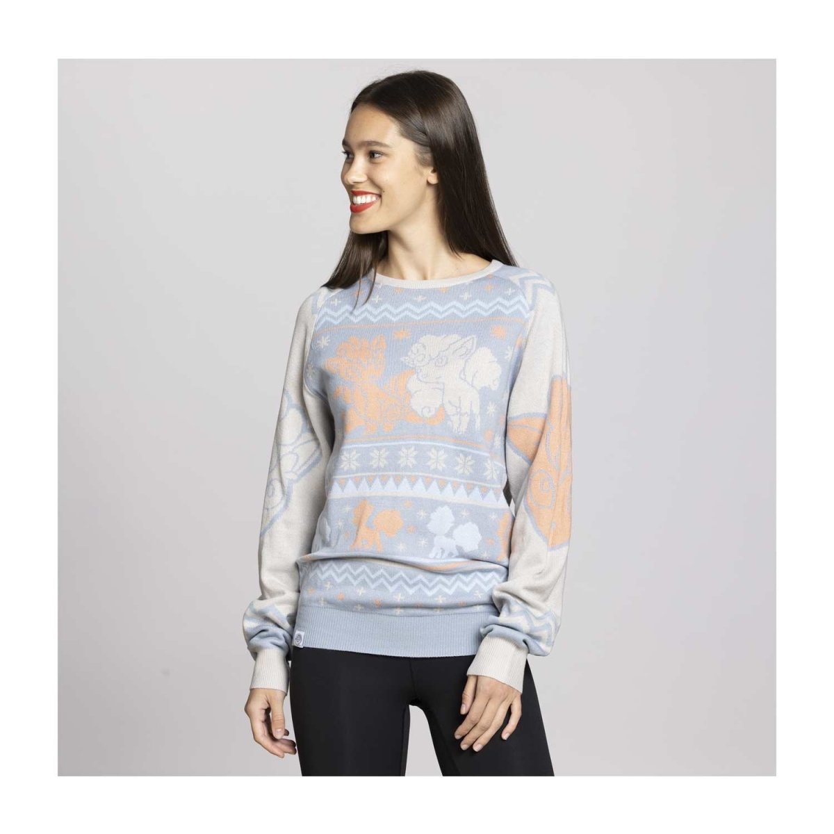 Pokemon Centre Vulpix & Alolan Vulpix Snowflake Knit Sweater - Adult Size 2XL