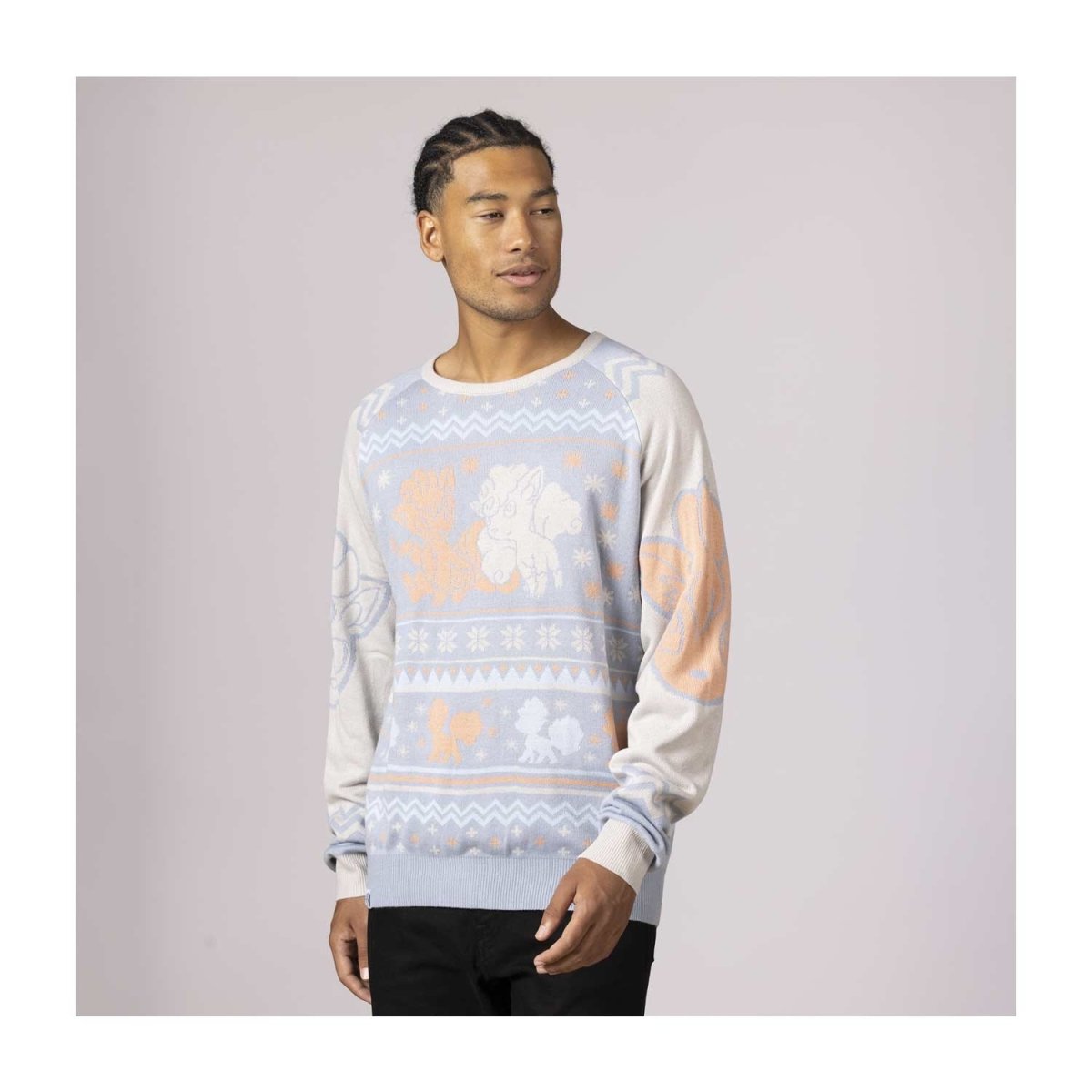 Pokemon Centre Vulpix & Alolan Vulpix Snowflake Knit Sweater - Adult Size 2XL