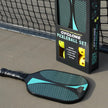 DW Cyclone Pickleball Paddles Racket Set of 2 with Indoor and Outdoor Balls - Lightweight Honeycomb Core, Carbon Fiber Graphite Surface