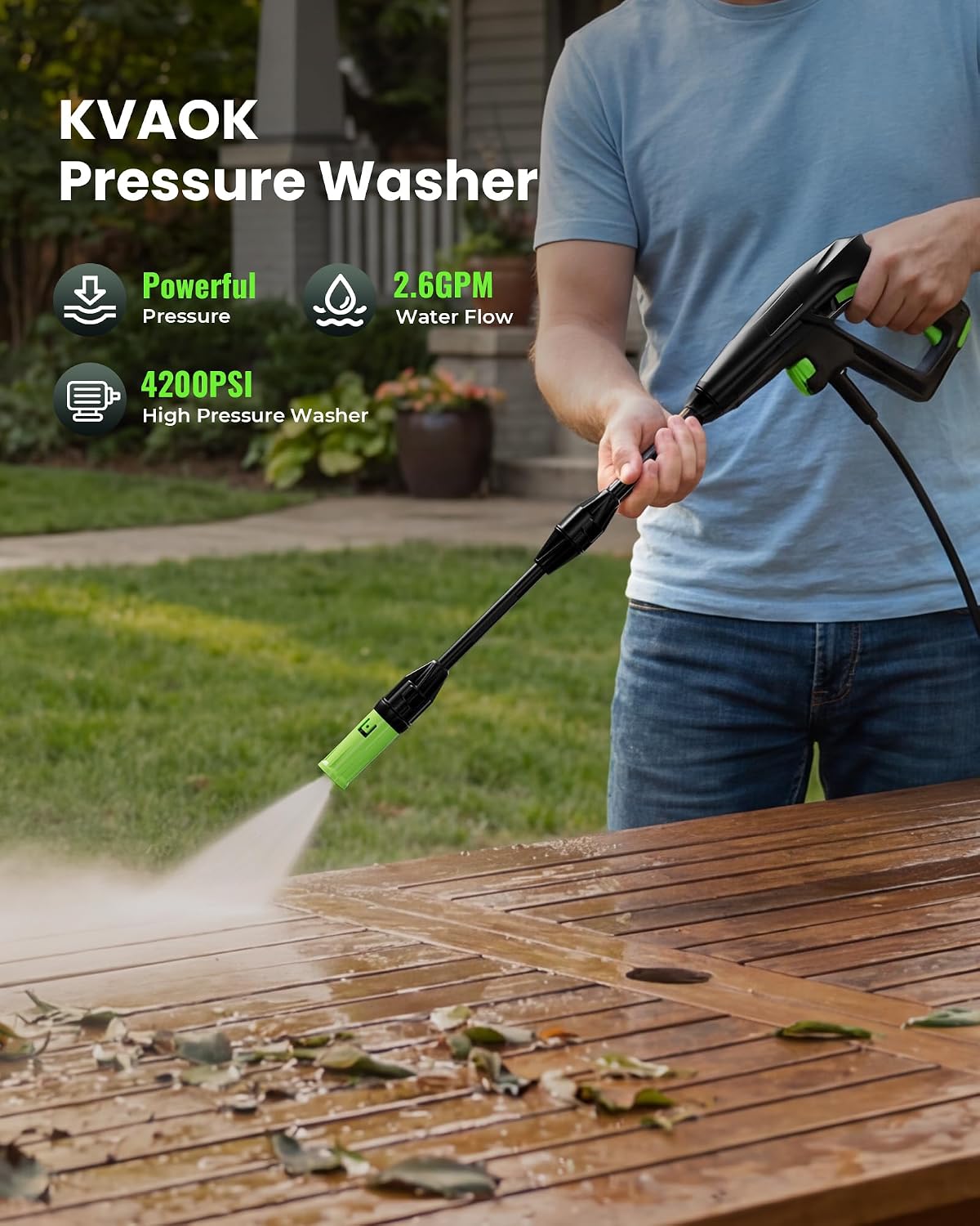 DEMO/ Pressure Washer, 4200 PSI 2.6 GPM Electric Power Washer with Foam Cannon | High Pressure Washers