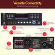 Pyle 4 Channel Bluetooth Home Amplifier - Front Loading DVD/CD Player - 3000W Peak Stereo Receiver