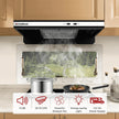 CAMPLUX RV Range Hood 22 Inches, Vented Range Hood with LED Light and Exhaust Fan 12V DC for RV, Tiny House, Trailer and Yacht