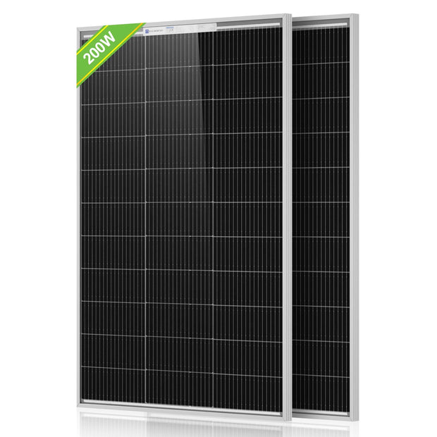 ECO-WORTHY 100W 18V Monocrystalline N-Type Solar Panel High Efficiency Module RV Marine Boat Caravan Off Grid