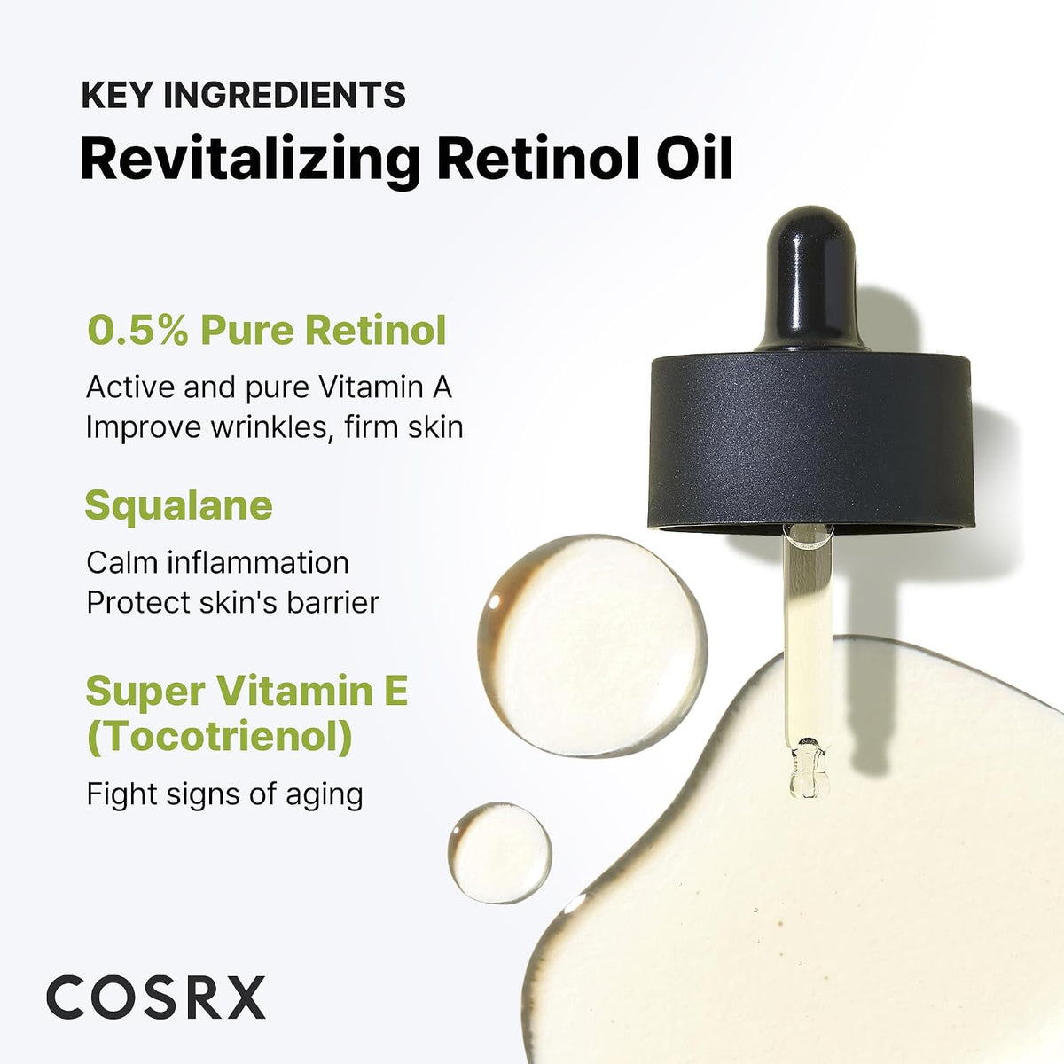 The Retinol 0.5 Oil by Cosrx for Unisex - 0.67 oz Oil
