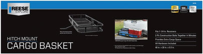 Pro-Series 63155 Rambler Hitch Cargo Carrier for 1-1/4” Receivers, Black