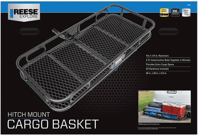 Pro-Series 63155 Rambler Hitch Cargo Carrier for 1-1/4” Receivers, Black