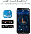 ASUS RT-AX1800S Dual Band WiFi 6 Extendable Router, Subscription-Free Network Security, Parental Control, Built-in VPN, AiMesh Compatible, Gaming & Streaming, Smart Home