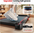 RHYTHM FUN / M4138 / 13% Incline Walking Pad Treadmill, Foldable Walking Pad with Handle Bar, Compact Walking Treadmill with Low Noise for 300 lbs Weight Capacity Home Office Use