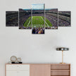 American Decor M&T Bank Stadium Sports Pictures Football Paintings 5 Panel Canvas Wall Art American Soccer Team Artwok Home Decor for Living Room Giclee Framed Ready to Hang, 50