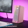 Redragon ANVIL GS520 RGB Stereo Gaming  Speaker ,Pink
