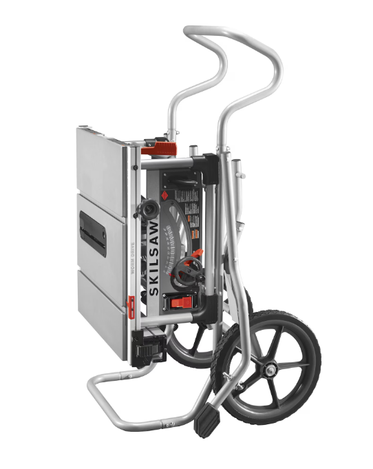 SKILSAW SPT99-11 Heavy Duty Worm Drive Table Saw with Stand, 10-in
