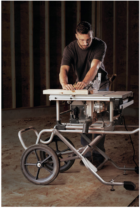 SKILSAW SPT99-11 Heavy Duty Worm Drive Table Saw with Stand, 10-in