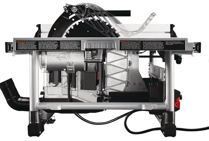 SKILSAW SPT99-11 Heavy Duty Worm Drive Table Saw with Stand, 10-in