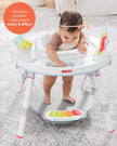 Skip Hop Baby Activity Center: Interactive Play Center with 3-Stage Grow-with-Me Functionality, 4mo+, Silver Lining Cloud