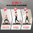 Walking Vibration Pad,Under Desk Treadmills for Home,4 in 1 Vibration Plate Exercise Machine,Portable Walking Pad,350 Lb Capacity Multifunctional Treadmill