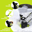 Snow Blower:15A Motor, 20-Inch Electric Snow Blower, Electric Snow Shovel with 25ft Throwing Distance, Dual LED Lights, 3300rpm Snow Thrower DEKOPRO