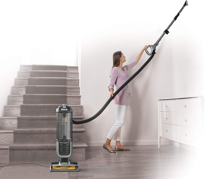 Shark Navigator Pet Pro Upright Vacuum with Self-Cleaning Brushroll, 3XL Capacity, 12ft Extendable Hose, Ideal for Pet Hair and Heavy-Duty Cleaning, ZU62C
