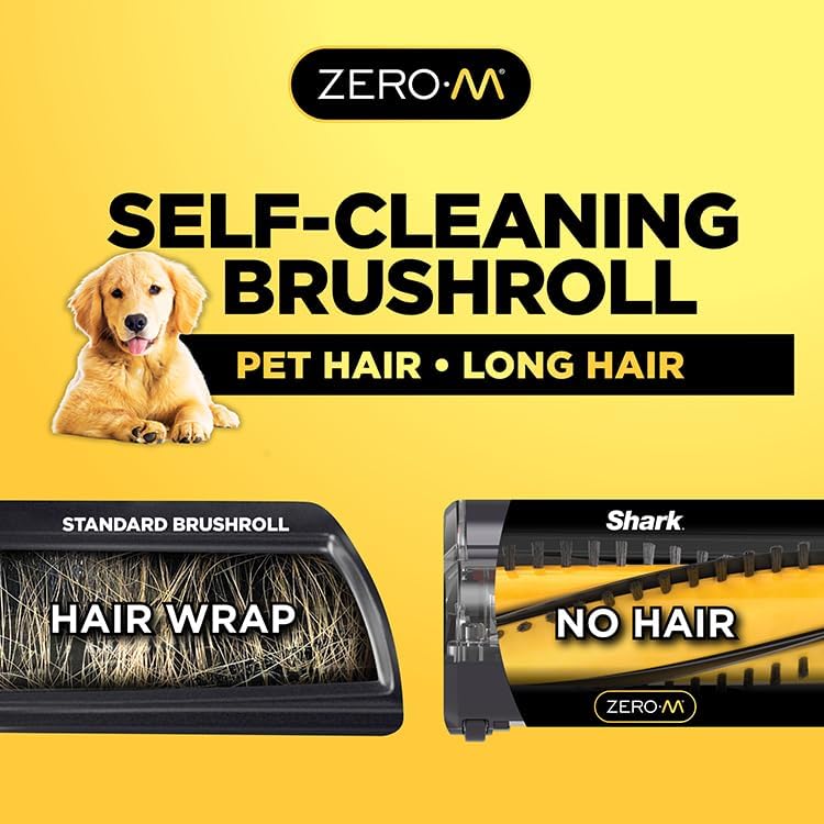 Shark Navigator Pet Pro Upright Vacuum with Self-Cleaning Brushroll, 3XL Capacity, 12ft Extendable Hose, Ideal for Pet Hair and Heavy-Duty Cleaning, ZU62C