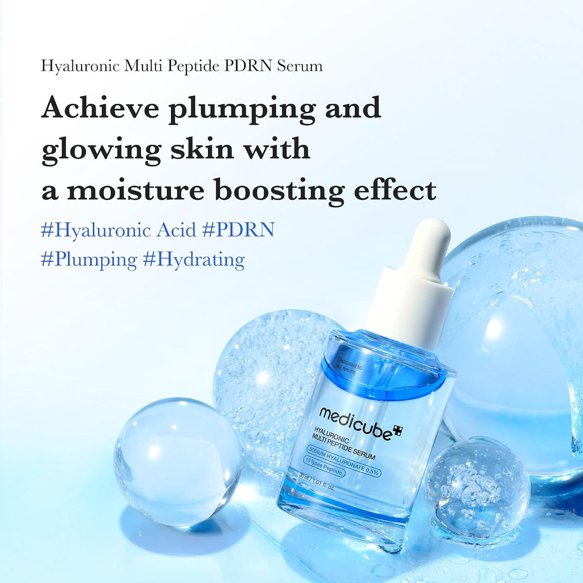 Hyaluronic Multi Peptide Serum by Medicube for Women - 1.01 oz Serum