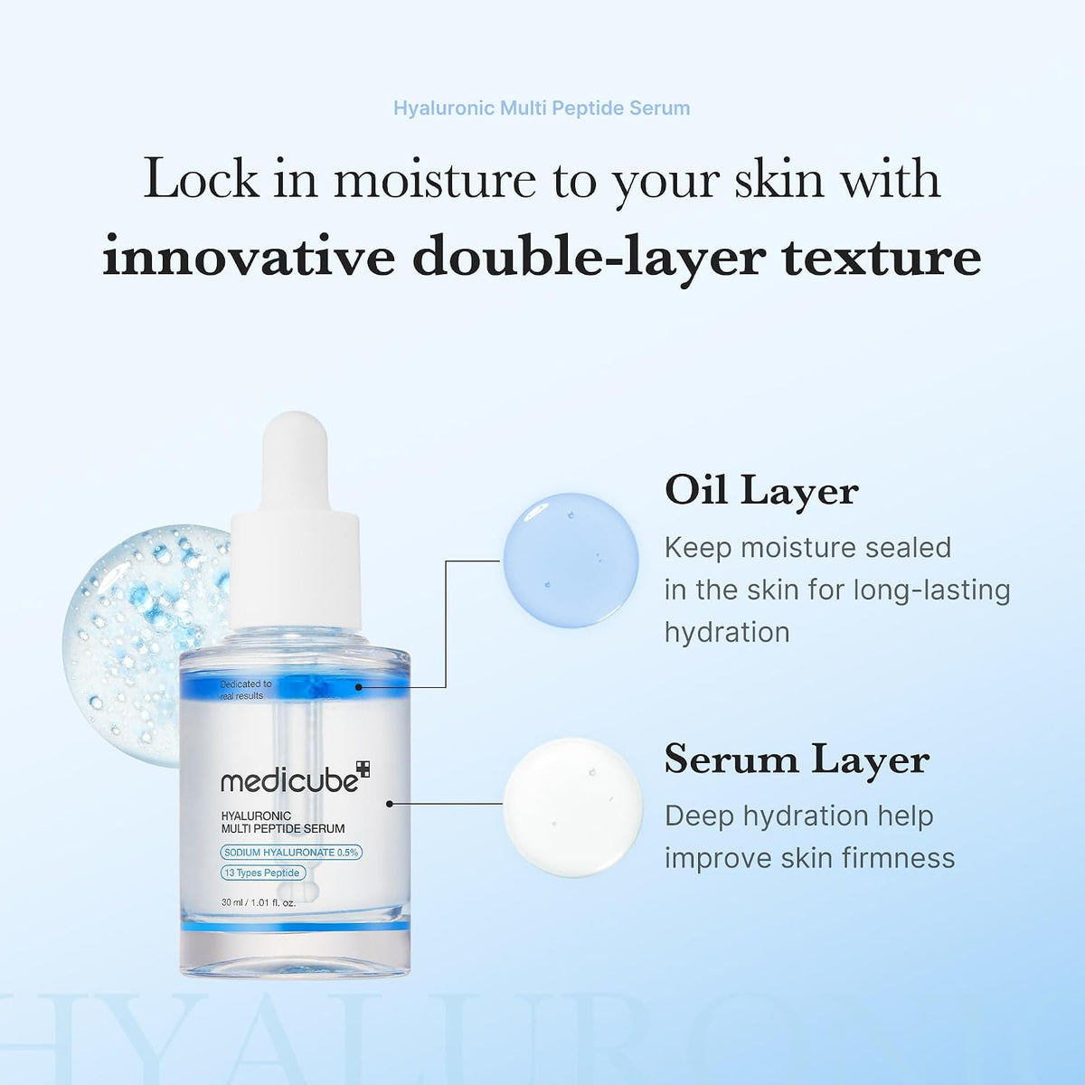 Hyaluronic Multi Peptide Serum by Medicube for Women - 1.01 oz Serum