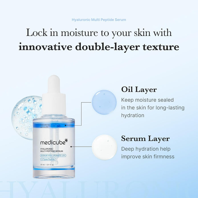 Hyaluronic Multi Peptide Serum by Medicube for Women - 1.01 oz Serum