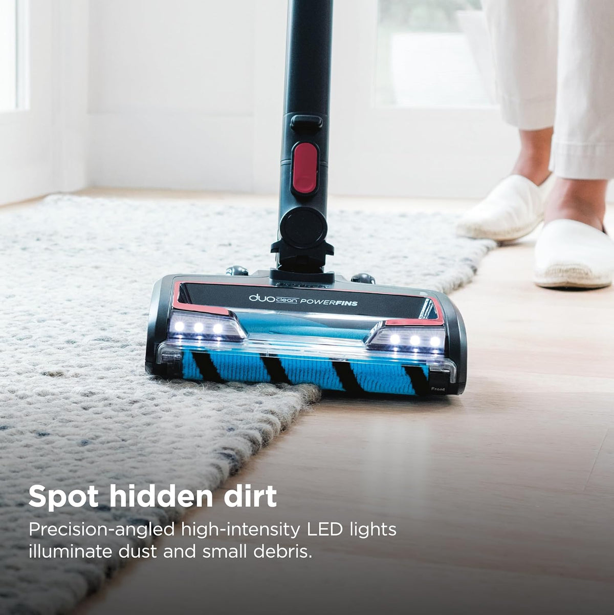 Shark Vertex Pro Cordless Stick Vacuum, IZ662H DuoClean PowerFins, HyperVelocity Suction, Self-Cleaning Brushroll, MultiFLEX Wand, 60Min Runtime, LED Headlights, IQ Display