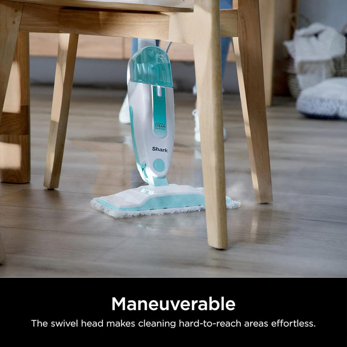 Shark S1000 Steam Mop with 1 Dirt Grip Pads, Lightweight, Safe for all Sealed Hard Floors