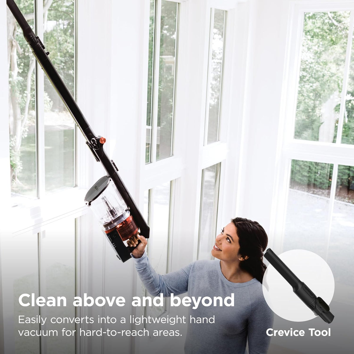 Shark Vertex Pro Cordless Stick Vacuum, IZ662H DuoClean PowerFins, HyperVelocity Suction, Self-Cleaning Brushroll, MultiFLEX Wand, 60Min Runtime, LED Headlights, IQ Display