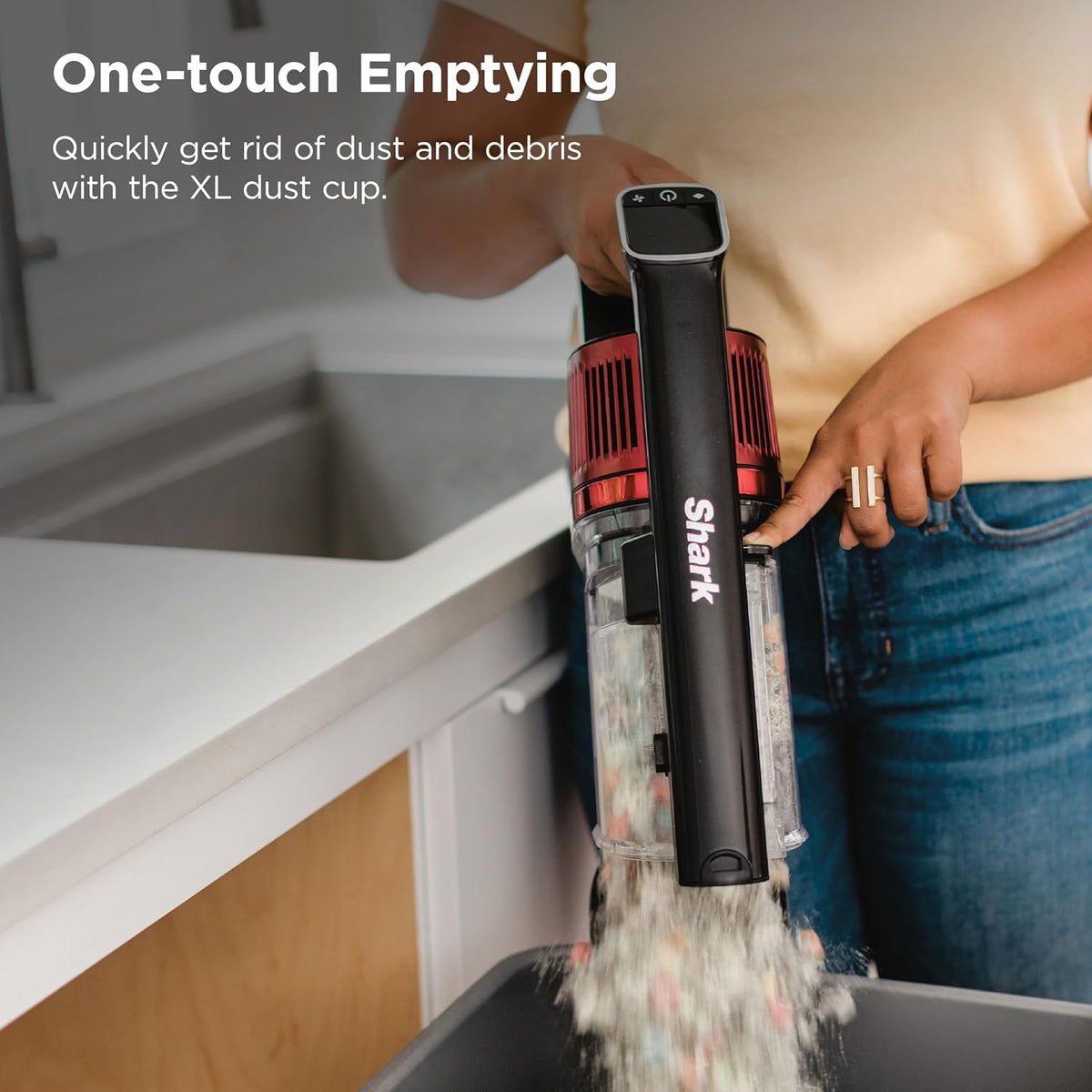 Shark Vertex Pro Cordless Stick Vacuum, IZ662H DuoClean PowerFins, HyperVelocity Suction, Self-Cleaning Brushroll, MultiFLEX Wand, 60Min Runtime, LED Headlights, IQ Display