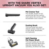 Shark Vertex DuoClean PowerFin Upright Vacuum with Powered Lift-Away and Self-Cleaning Brushroll, Rose Gold