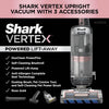 Shark Vertex DuoClean PowerFin Upright Vacuum with Powered Lift-Away and Self-Cleaning Brushroll, Rose Gold