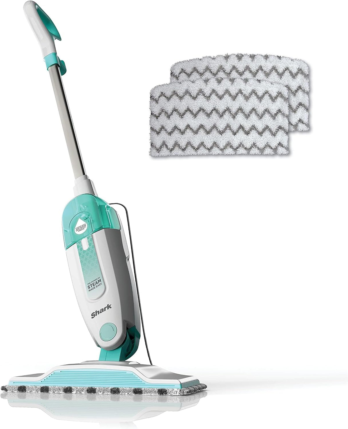 Shark S1000 Steam Mop with 1 Dirt Grip Pads, Lightweight, Safe for all Sealed Hard Floors