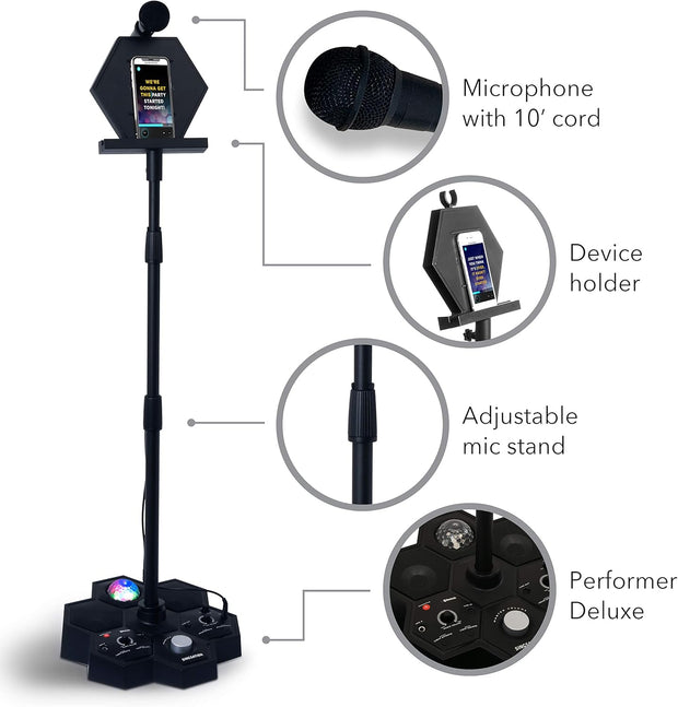 808 Audio SPKA700 Singsation Performer Deluxe Karaoke System