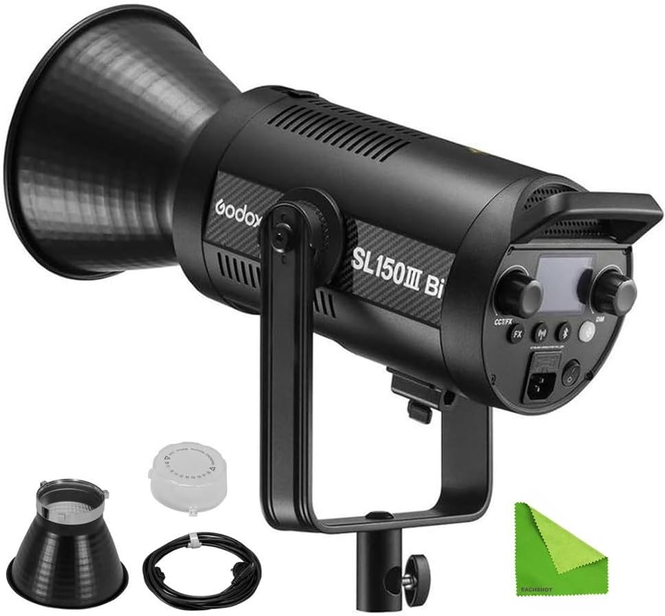 NEW / OPEN BOX GODOX SL150IIIBi LED Video Light, SL150III Bi-Color 2800-6500K Continuous Light