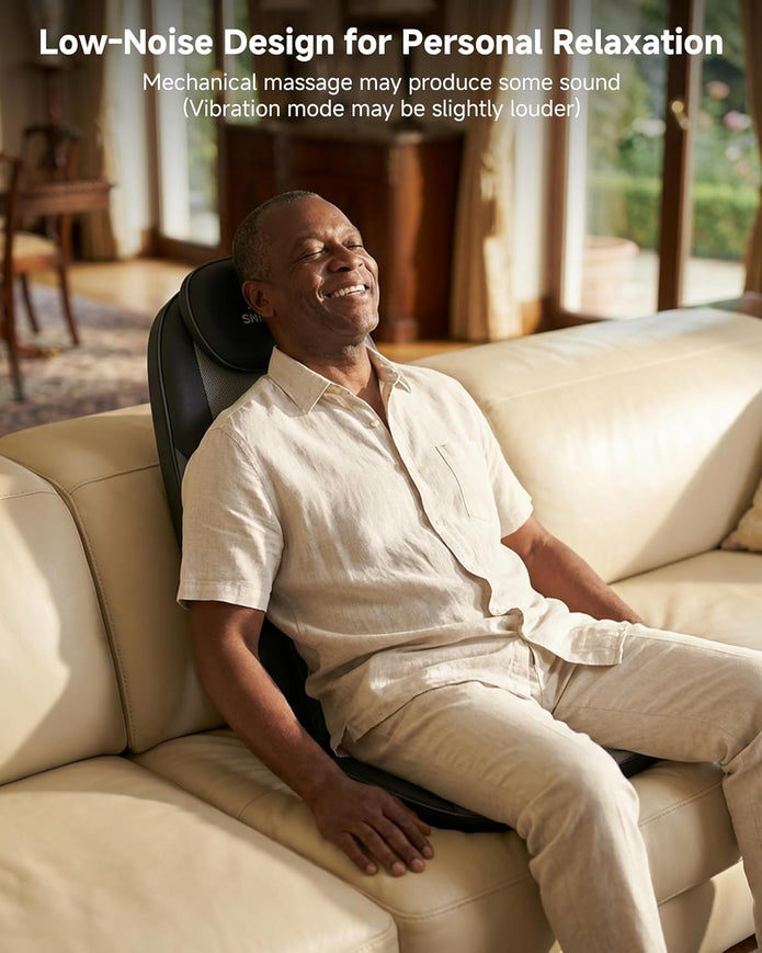 Shiatsu Back Massager with Heat, Massage Chair Pad for Home Office