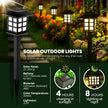 Solar Outdoor Lights, 12 Pack LED Solar Lights Outdoor Waterproof, Solar Walkway Lights Maintain 10 Hours of Lighting for Your Garden, Landscape, Path, Yard, Patio, Driveway