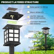 Solar Outdoor Lights, 12 Pack LED Solar Lights Outdoor Waterproof, Solar Walkway Lights Maintain 10 Hours of Lighting for Your Garden, Landscape, Path, Yard, Patio, Driveway