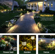 Solar Outdoor Lights, 12 Pack LED Solar Lights Outdoor Waterproof, Solar Walkway Lights Maintain 10 Hours of Lighting for Your Garden, Landscape, Path, Yard, Patio, Driveway