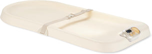 Skip Hop Baby Changing Pad Nursery Style Light-Up & Diaper Change Tracker Wipeable and Contoured with Cushioned Foam Fits Standard Changing Tables Oat