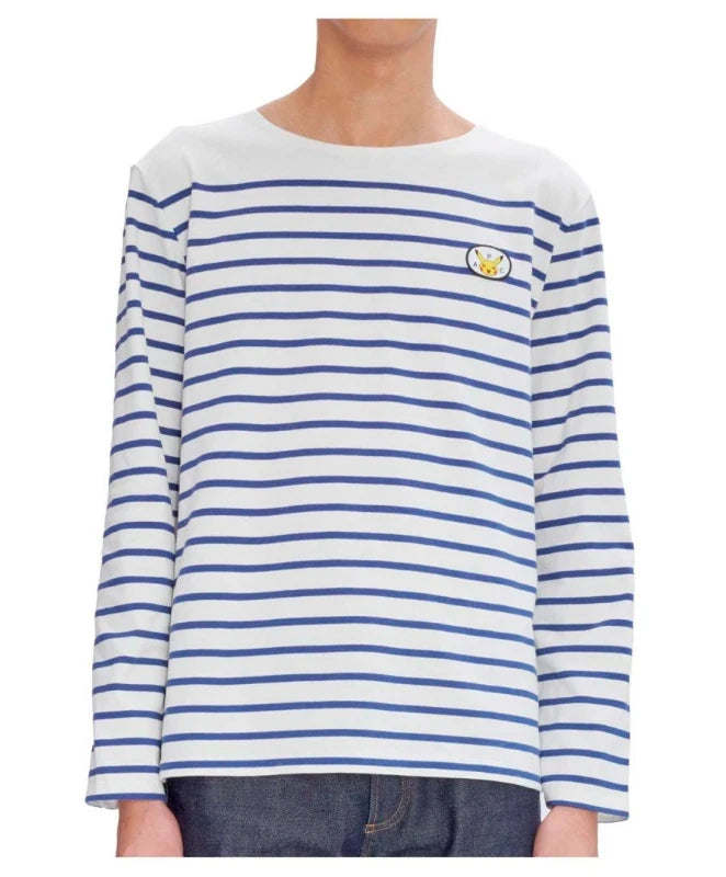 NEW Pokemon × A.P.C.: Mariniere Striped Organic Jersey - Adult M