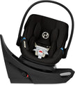 Cybex Aton G Swivel Infant Car Seat, 4–35 lbs, 180° Rotation, Safety Alerts Moon Black