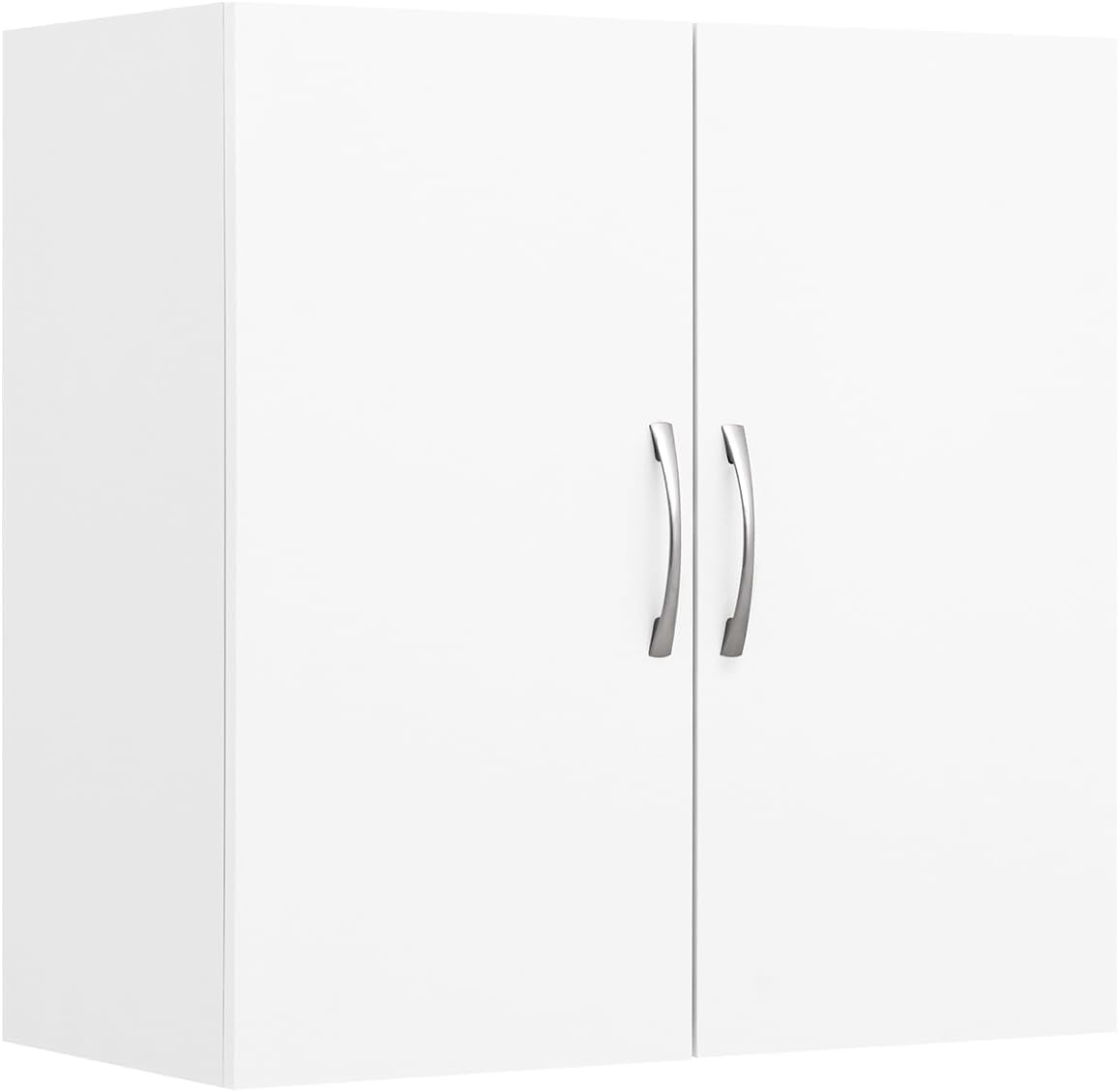 SoBuy Bathroom Wall Cabinet with 2 Doors & Adjustable Shelf, White