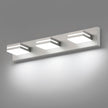 SineRise LED Modern Bathroom Vanity Light Fixtures (3-Light, 24-Inch), Brushed Nickel Modern Acrylic Bathroom Wall Lighting Fixtures Over Mirror (Cool White 6000K)