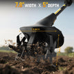 Cordless Tiller Cultivator Fit for DeWALT 20v Max Battery, 360RPM Electric Rototiller 20CM Tilling Width & 13CM Depth for Gardening & Farming(Battery not Included)