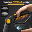 Cordless Tiller Cultivator Fit for DeWALT 20v Max Battery, 360RPM Electric Rototiller 20CM Tilling Width & 13CM Depth for Gardening & Farming(Battery not Included)