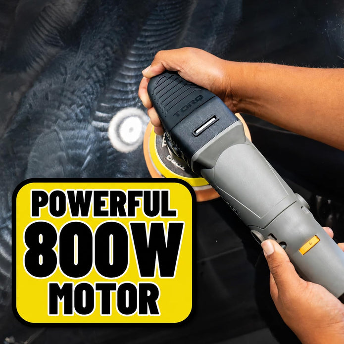 Chemical Guys BUF503 TORQX Random Orbital Polisher (Safe for Cars, Trucks, SUVs, & More) 700W, Orbit 8mm, 4.7 lb